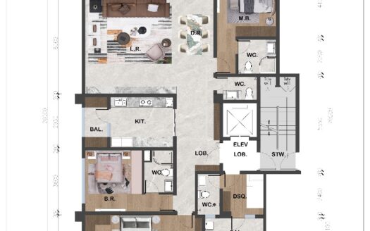 2-Bedroom Apartment for SALE in Kilimani At Alina Harbour Apartment